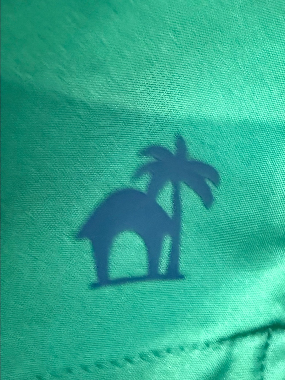 Caribbean Joe Navy Blue Logo Swim Trunks